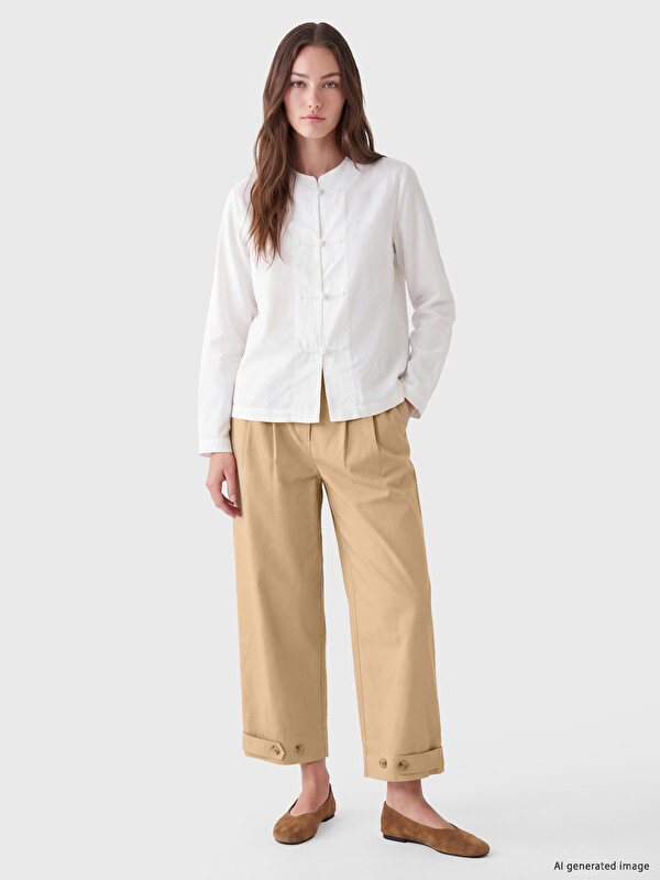 LCW Modest Woman Green Trousers