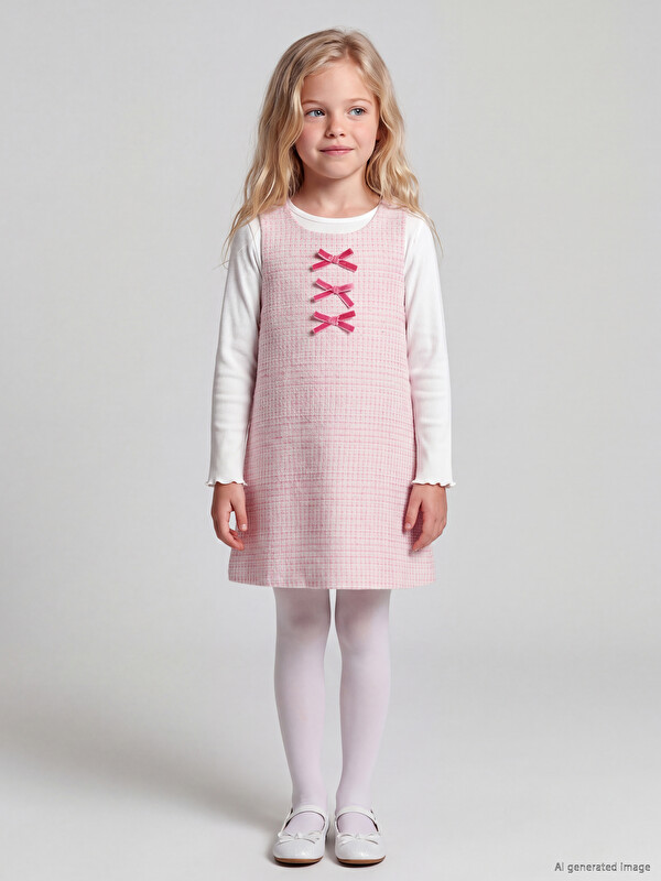 LCW Kids Bow Girls' Dress and T-shirt