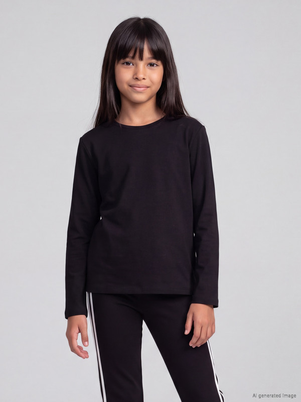 LCW Kids تي شيرت للبنات برقبة دائرية