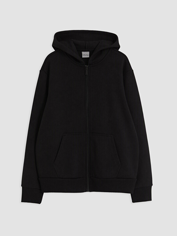 LCW Kids Hooded Girls' Zip-Up Sweatshirt