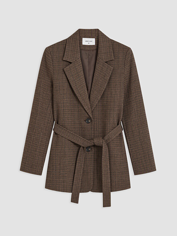 LCW STUDIO Woman Brown Blazer