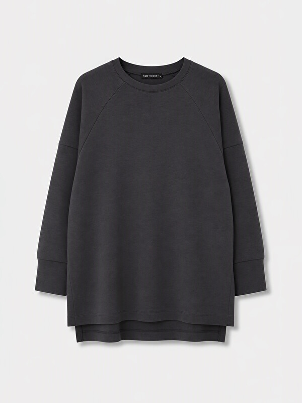 LCW Modest Soft Touch Women's Sweatshirt Tunic