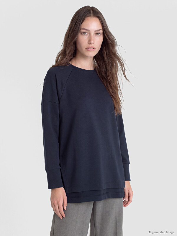 LCW Modest Женская свитшот-туника Soft Touch