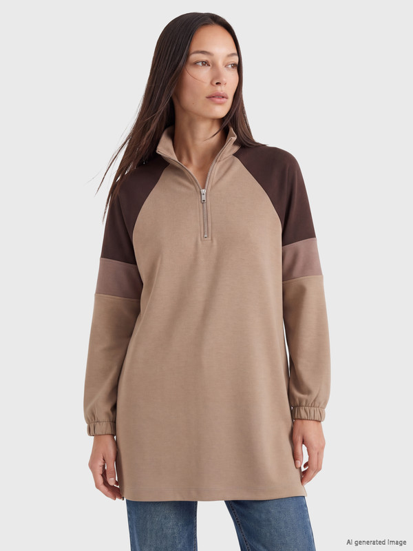 LCW EVERYDAY Soft Touch Women's Sweatshirt Tunic