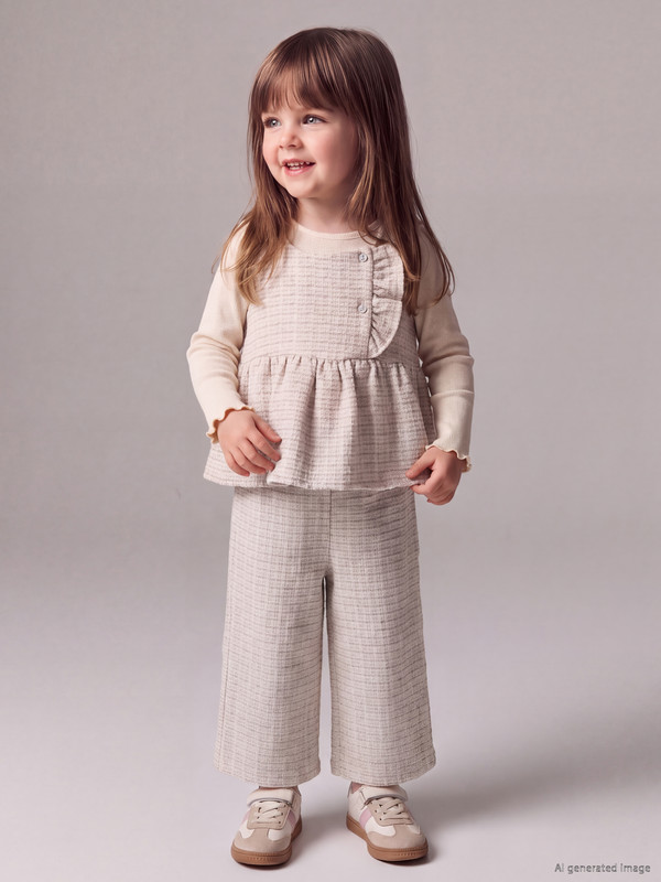 LCW baby 3-Piece Ruffled Baby Girls' Set