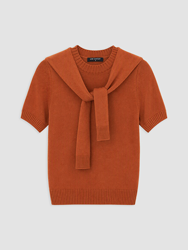 LCW Comfort Woman Orange Sweater
