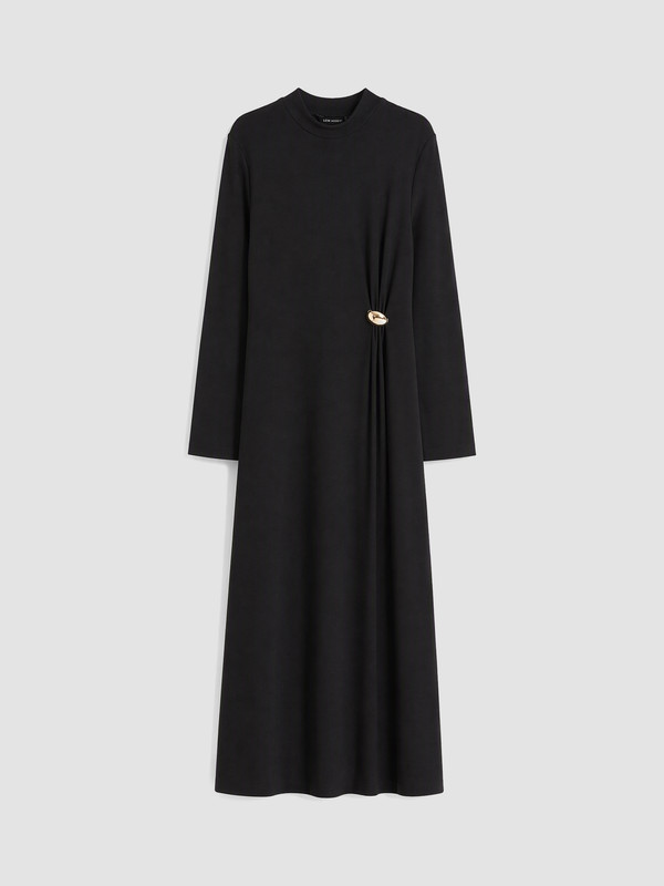 LCW Modest Woman Black Dress