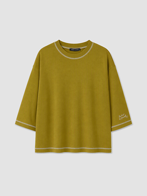 LCW Modest Woman Green T-Shirt