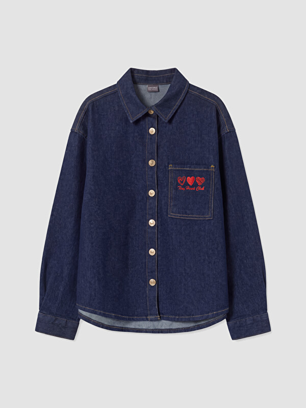 LCW Kids Дівчина Індиго Сорочка