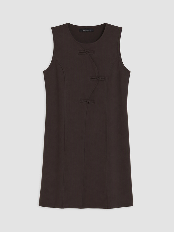 LCW STUDIO Woman Brown Dress