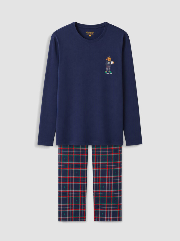 LC WAIKIKI Man Navy Pyjama Set