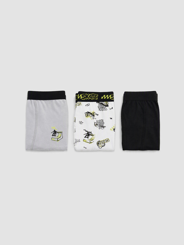 LCW Kids 3'lü Erkek Çocuk Baskılı Boxer