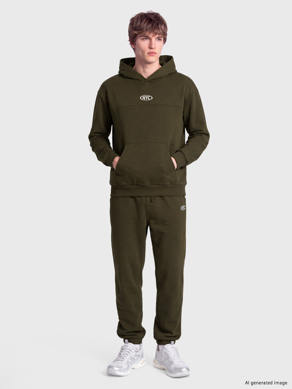 XSIDE NYC Printed Men's Thick Hoodie