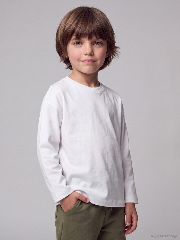 LCW Kids Majica za Dječake sa okruglim izrezom