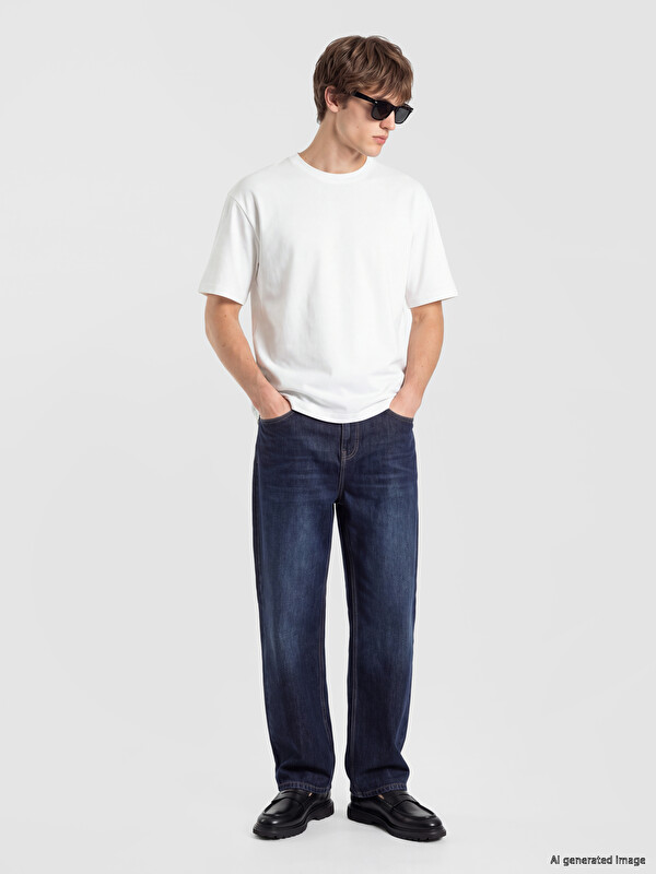 XSIDE Loose Fit Erkek Jean Pantolon