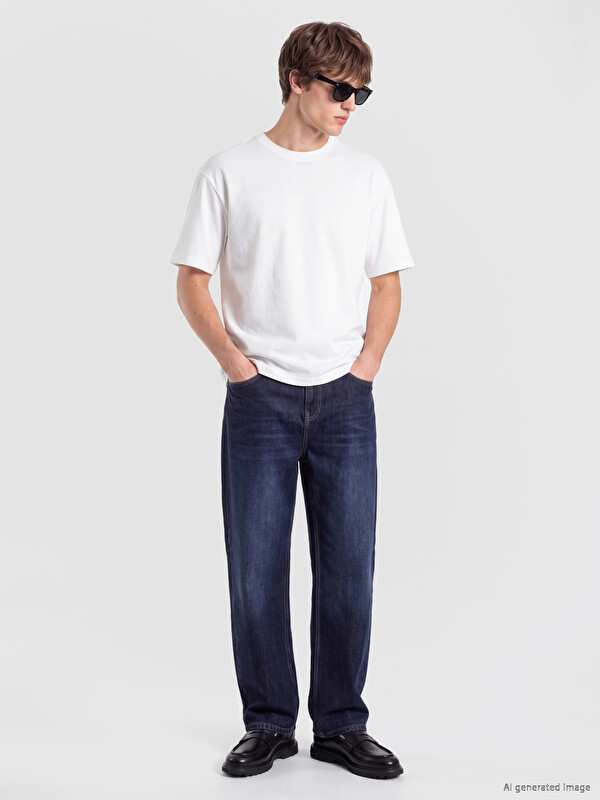 XSIDE Loose Fit Erkek Jean Pantolon