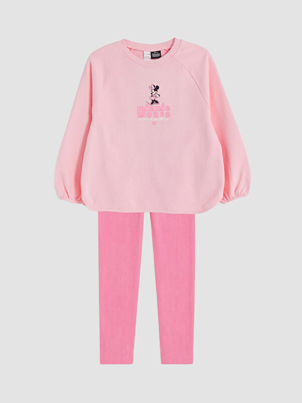 LCW Kids Σετ Minnie Mouse με στάμπα για κορίτσια