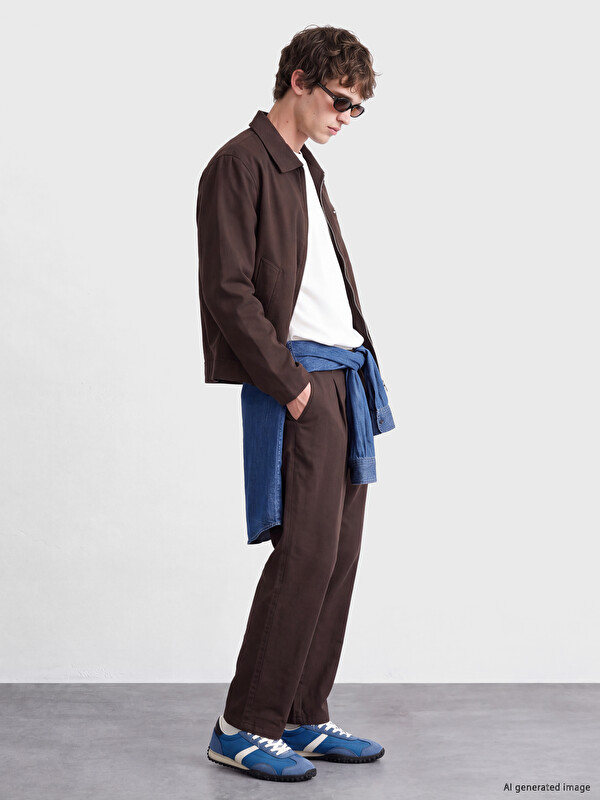 LCW Vision Loose Fit Erkek Pileli Pantolon