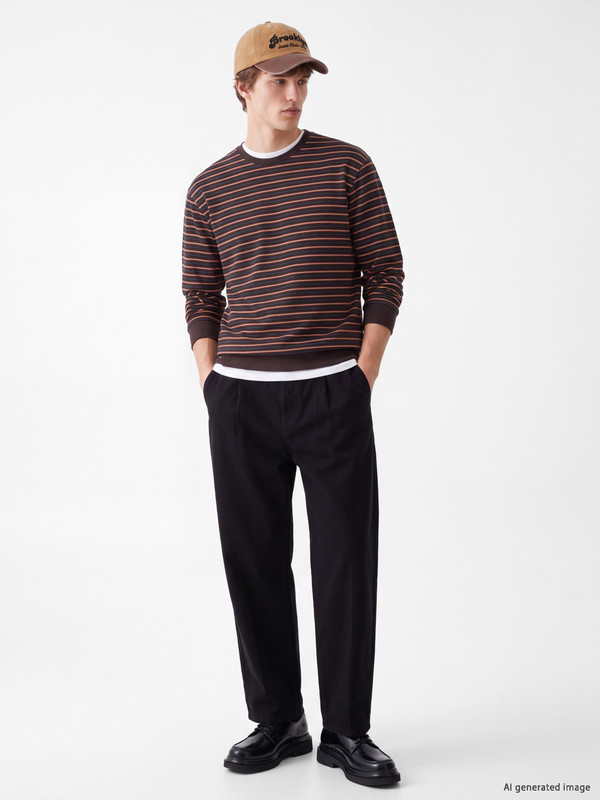 XSIDE Relax Fit Men's Pleated Trousers