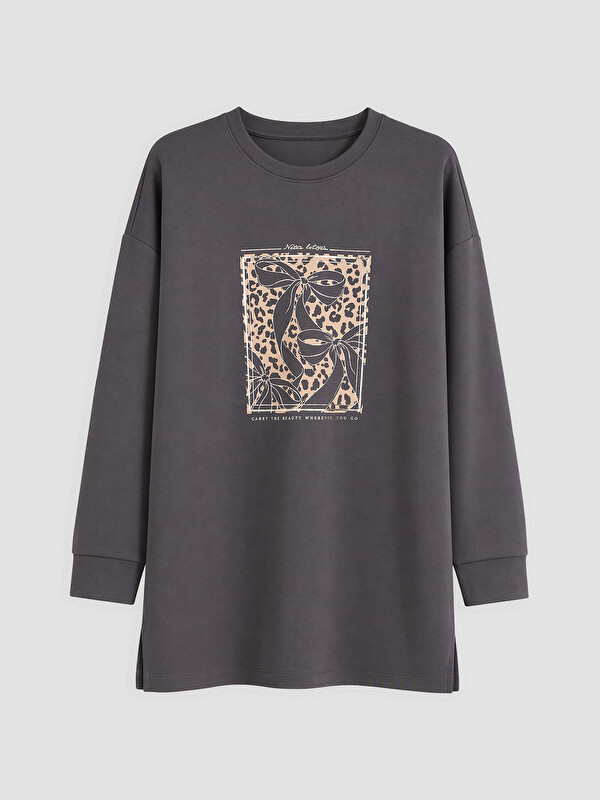 LCW EVERYDAY Soft Touch Oversze Women's Sweatshirt Tunic