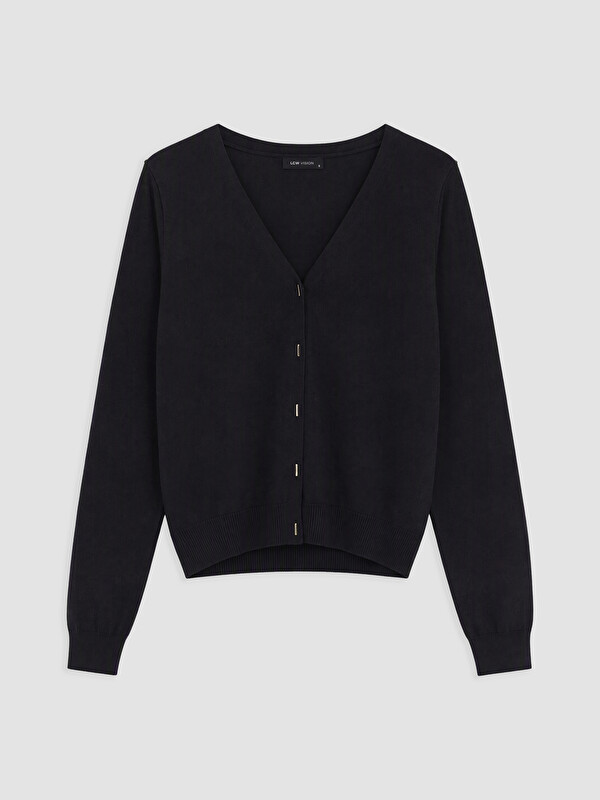LCW Vision Woman Black Cardigan