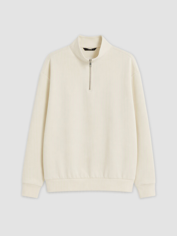 XSIDE Fermuarlı Dik Yaka Erkek Sweatshirt