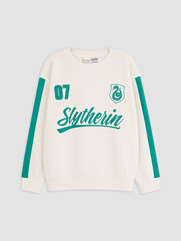LCW Kids Harry Potter Baskılı Kız Çocuk Kalın Sweatshirt