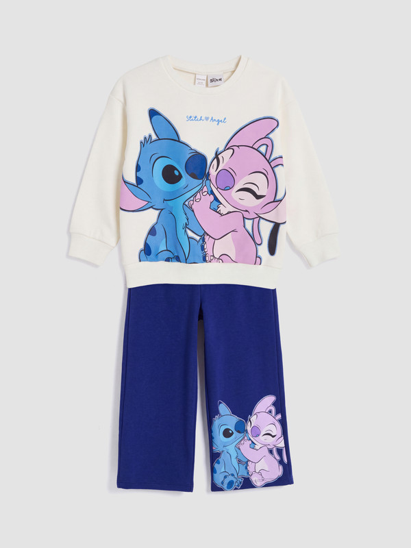 LCW baby Stitch Printed Girls' Set