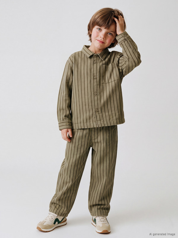 LCW Kids Baggy Fit Boys' Gabardine Trousers