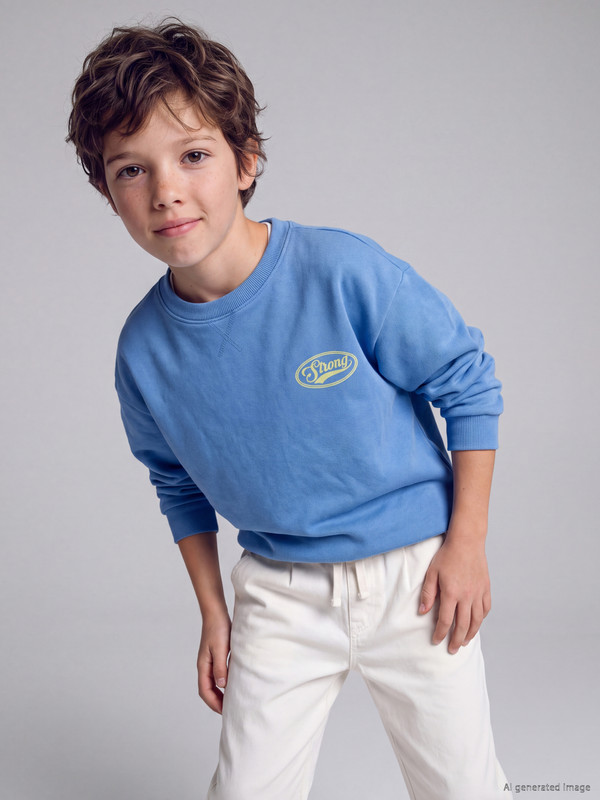 LCW Kids Printed Boys' Thick Sweatshirt