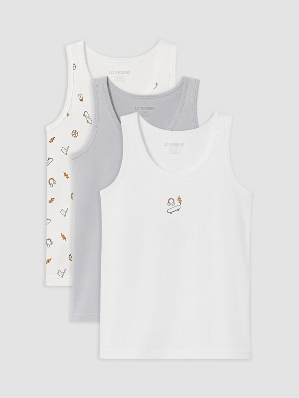 LCW Kids Boy White Vest