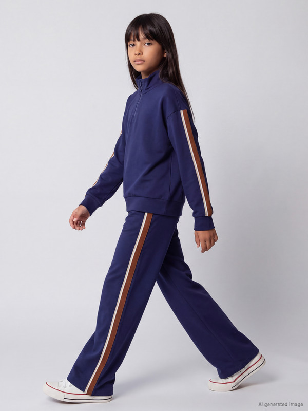LCW Kids Girls' Soft Touch Tracksuit Set