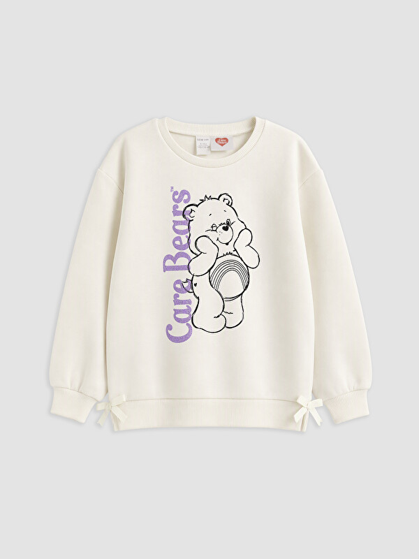 LCW Kids Girl Ecru Sweatshirt