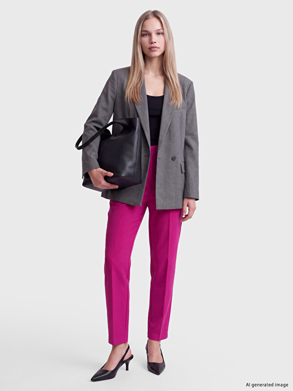 LCW Vision High Waist Women's Cigarette Trousers