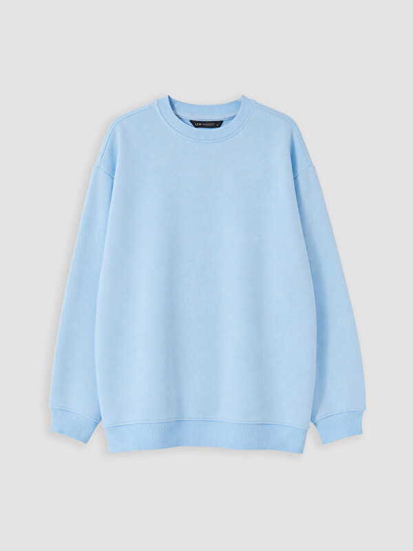 LCW Modest Bisiklet Yaka Kadın Sweatshirt Tunik