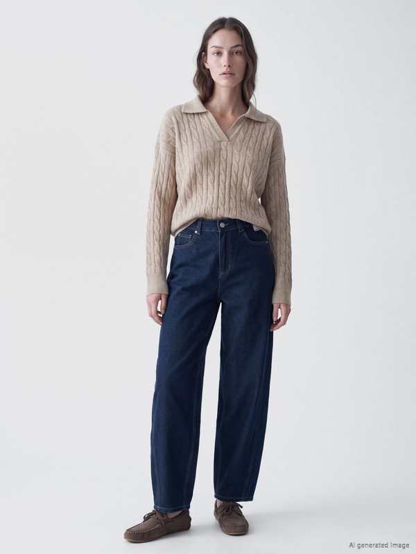 LCW Modest Woman Indigo Jeans