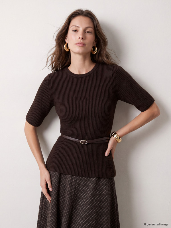 LCW Vision Belted Women's Knitwear Sweater