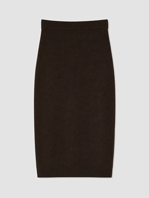 LCW Vision Woman Brown Skirt