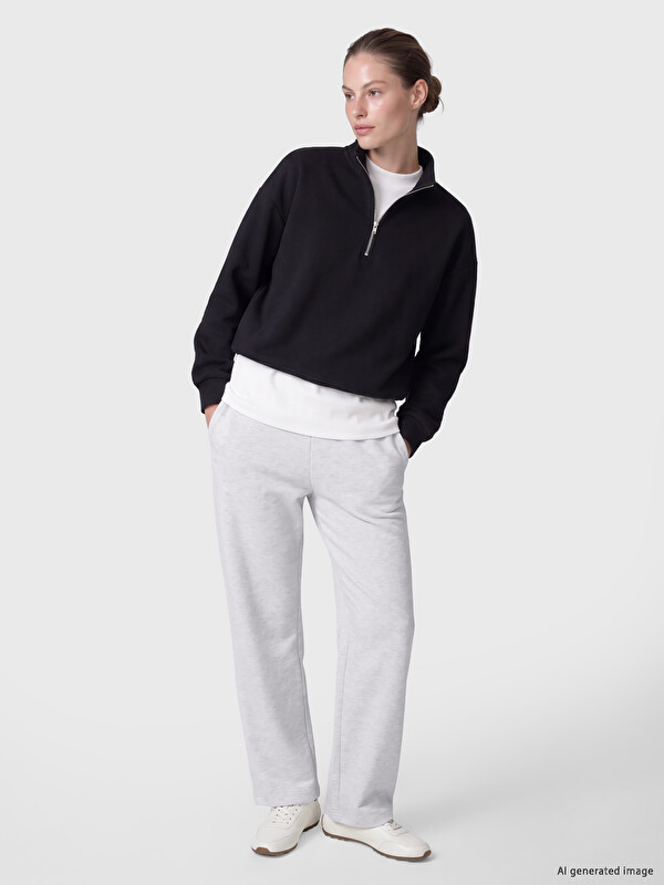 LCW EVERYDAY Elastic Waist Women's Thick Sweatpants