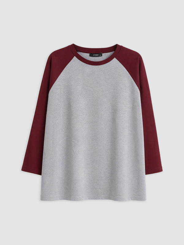 LCW Curve Woman Grey T-Shirt