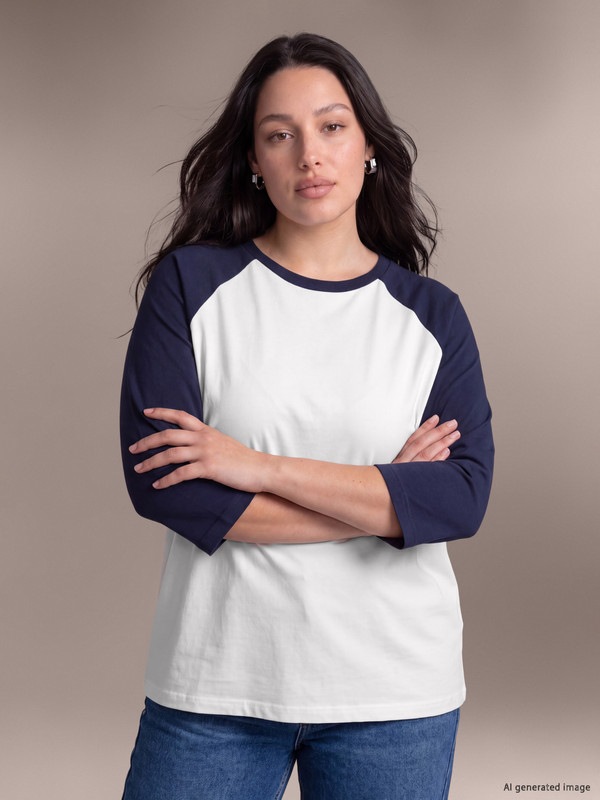 LCW Curve Woman White T-Shirt