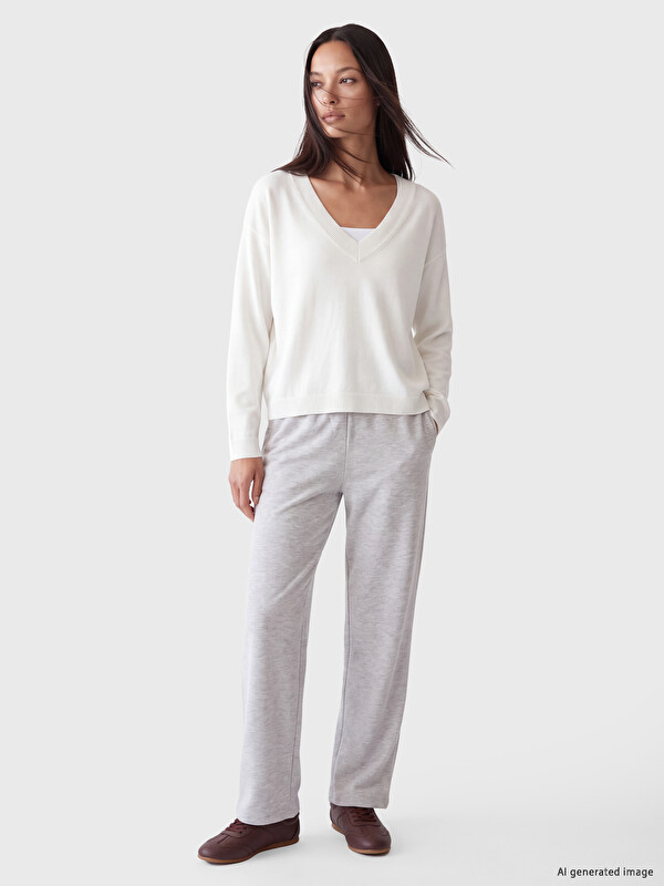 LCW EVERYDAY Elastic Waist Women's Sweatpants