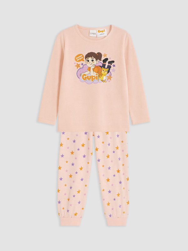 LCW Kids Gupi Lisanslı Kız Çocuk Pijama