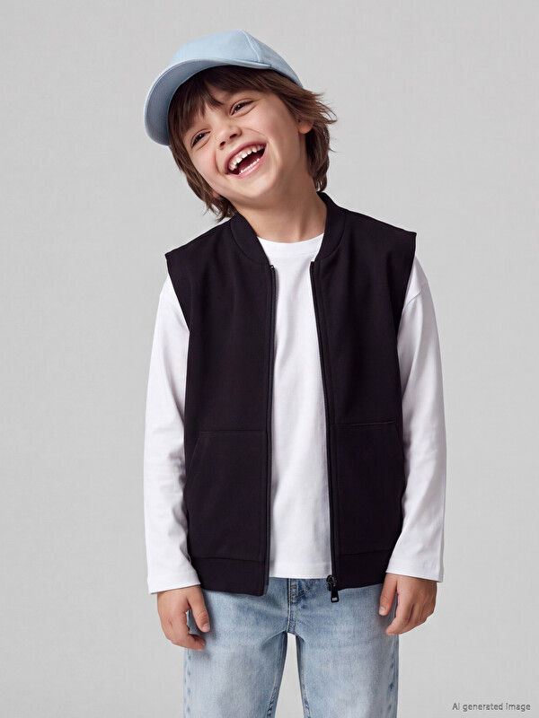 LCW Kids College Collar Boys' Gilet