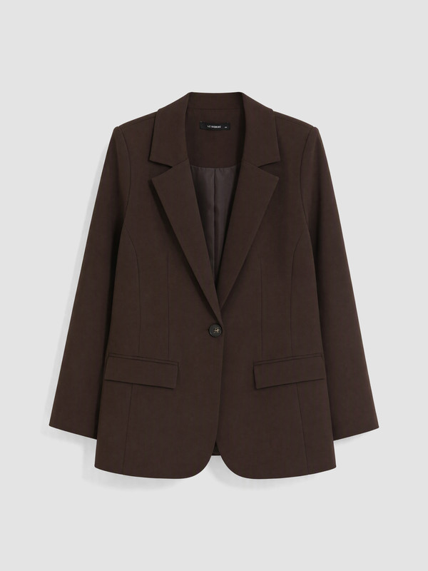 LCW Curve Woman Brown Blazer
