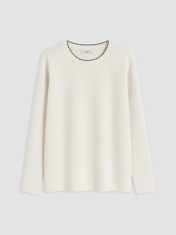 LCW Curve Woman White T-Shirt