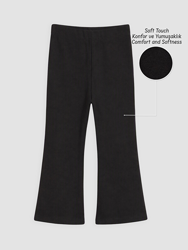 LCW Kids Girls' Soft Touch Flare Leggings