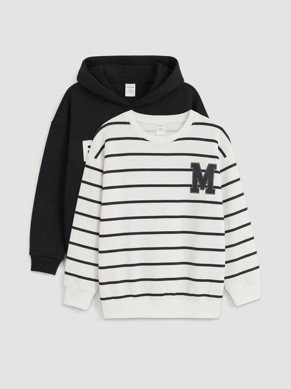 LCW baby Boy Black Sweatshirt