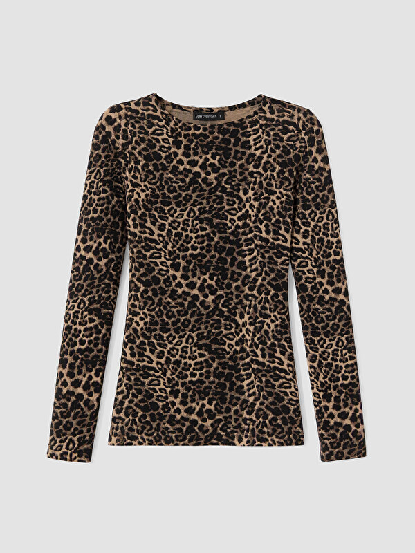 LCW EVERYDAY Leopar Desenli Bluz