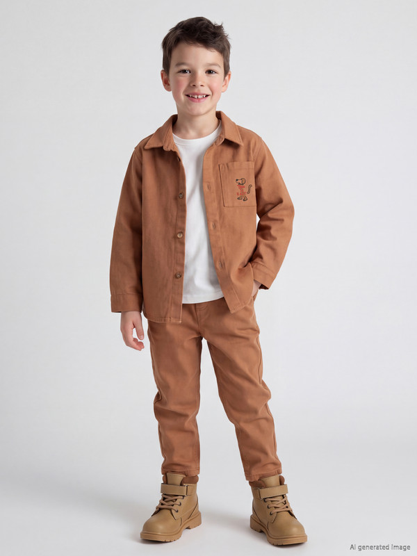 LCW baby 3-Piece Embroidered Boys' Set
